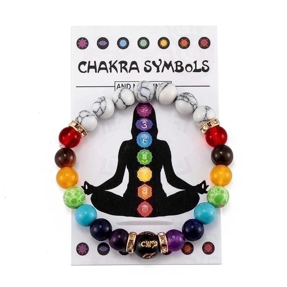 Chakras beaded bracelet